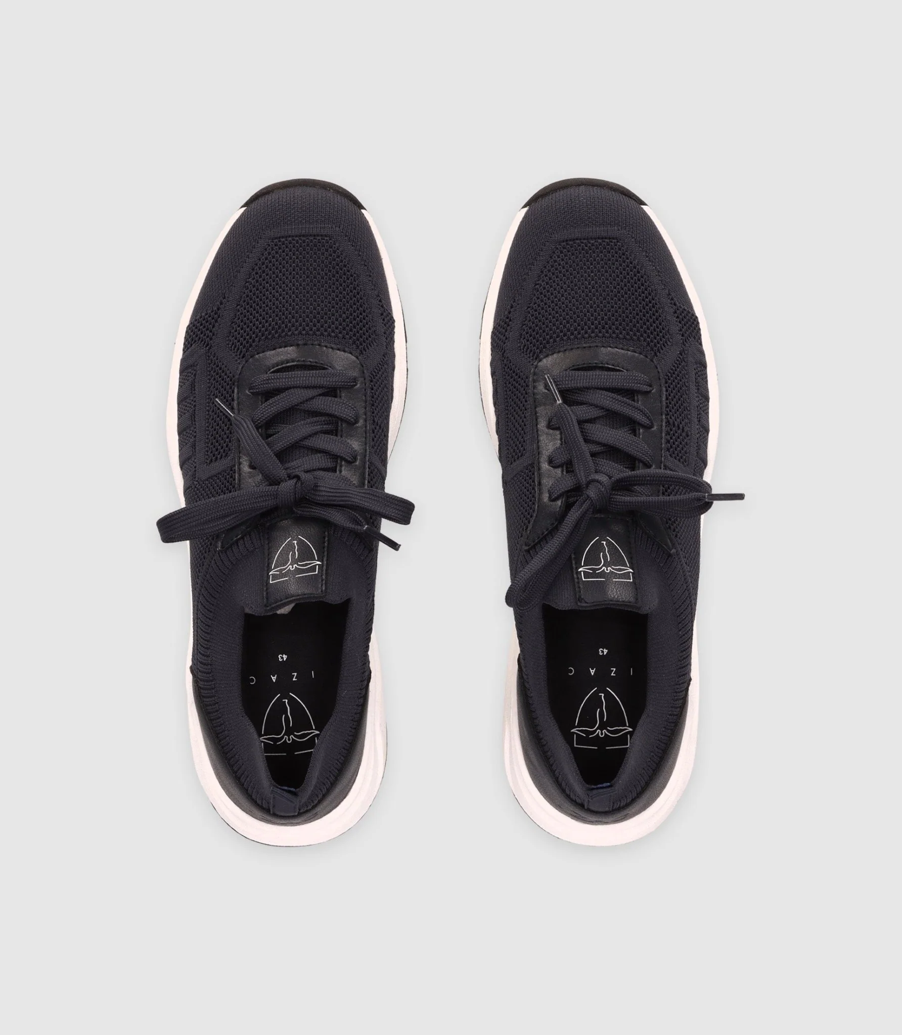 Chaussures sneakers en maille marine - Image 7