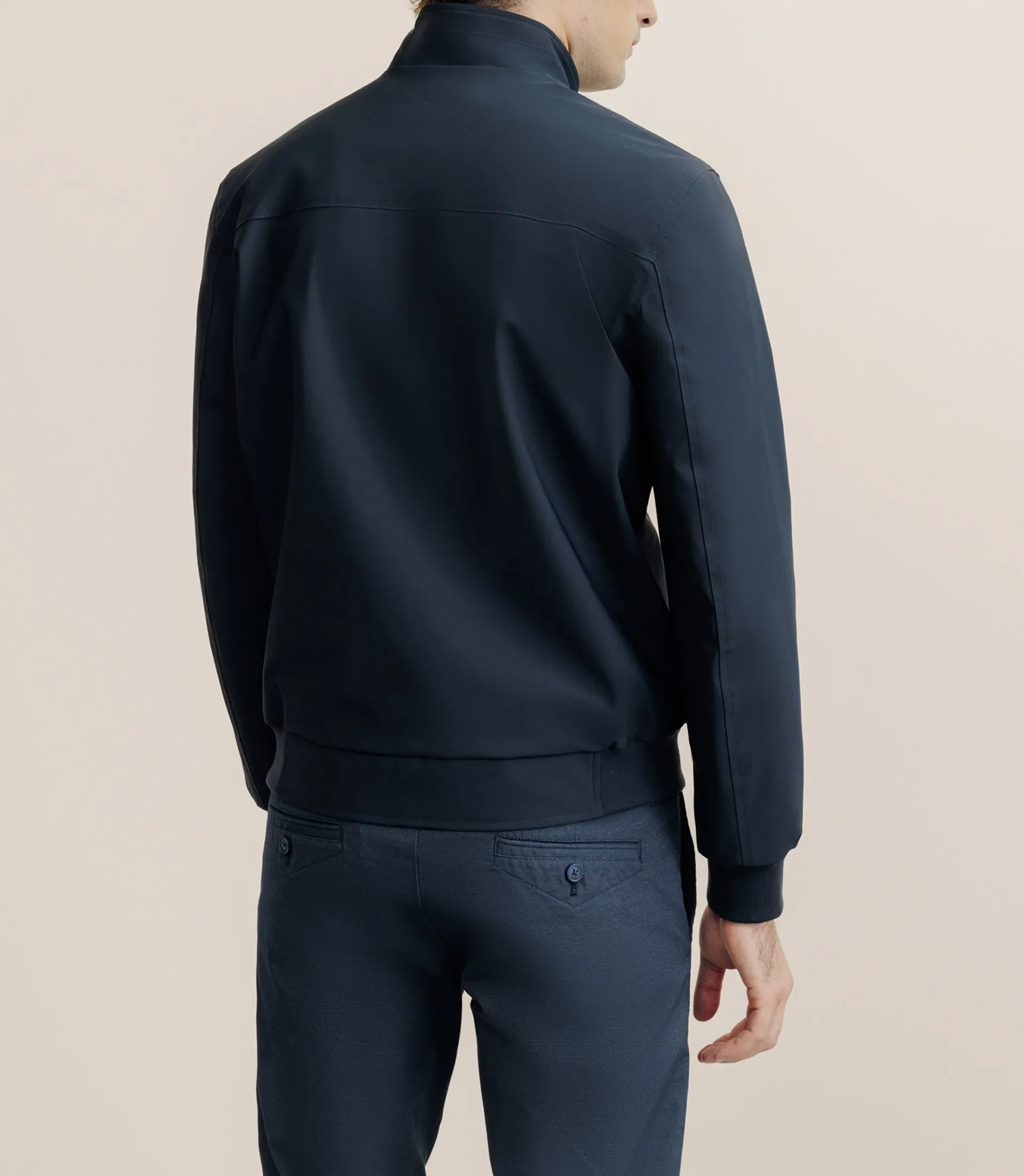 Blouson col montant marine - Image 4
