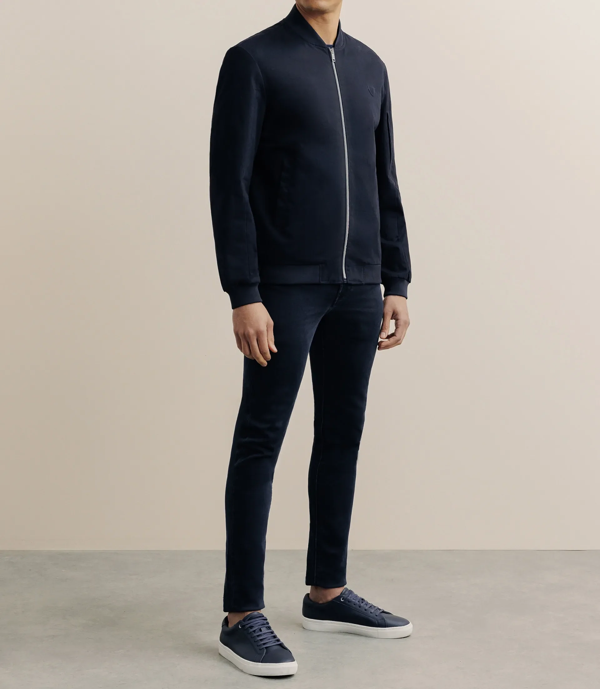 Blouson col teddy marine - Image 3