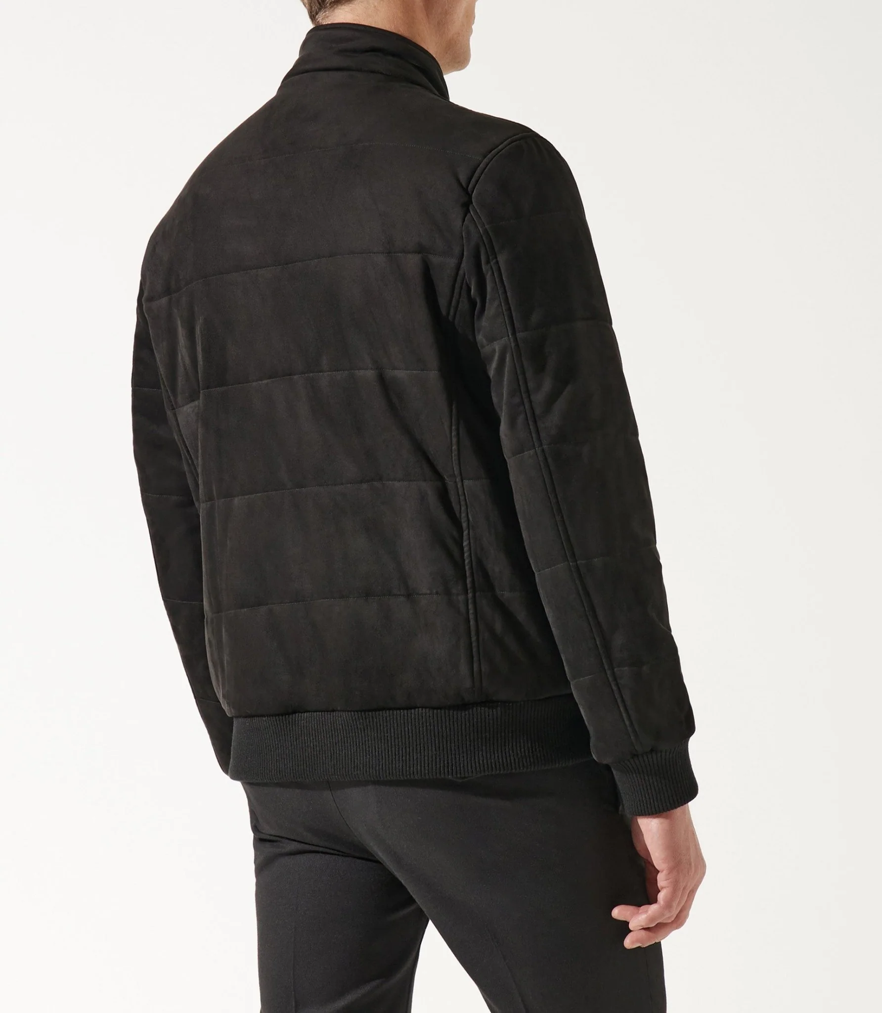 Blouson teddy matelassé noir MEMPHIS - Image 7
