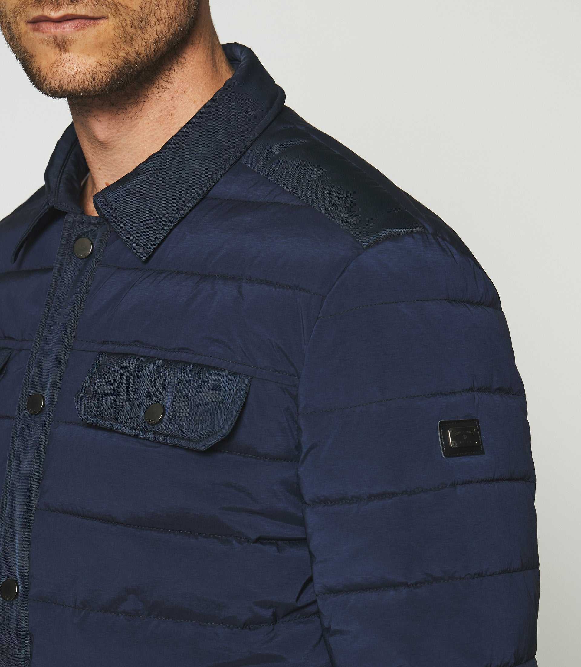 Blouson matelassé marine ROX - Image 3