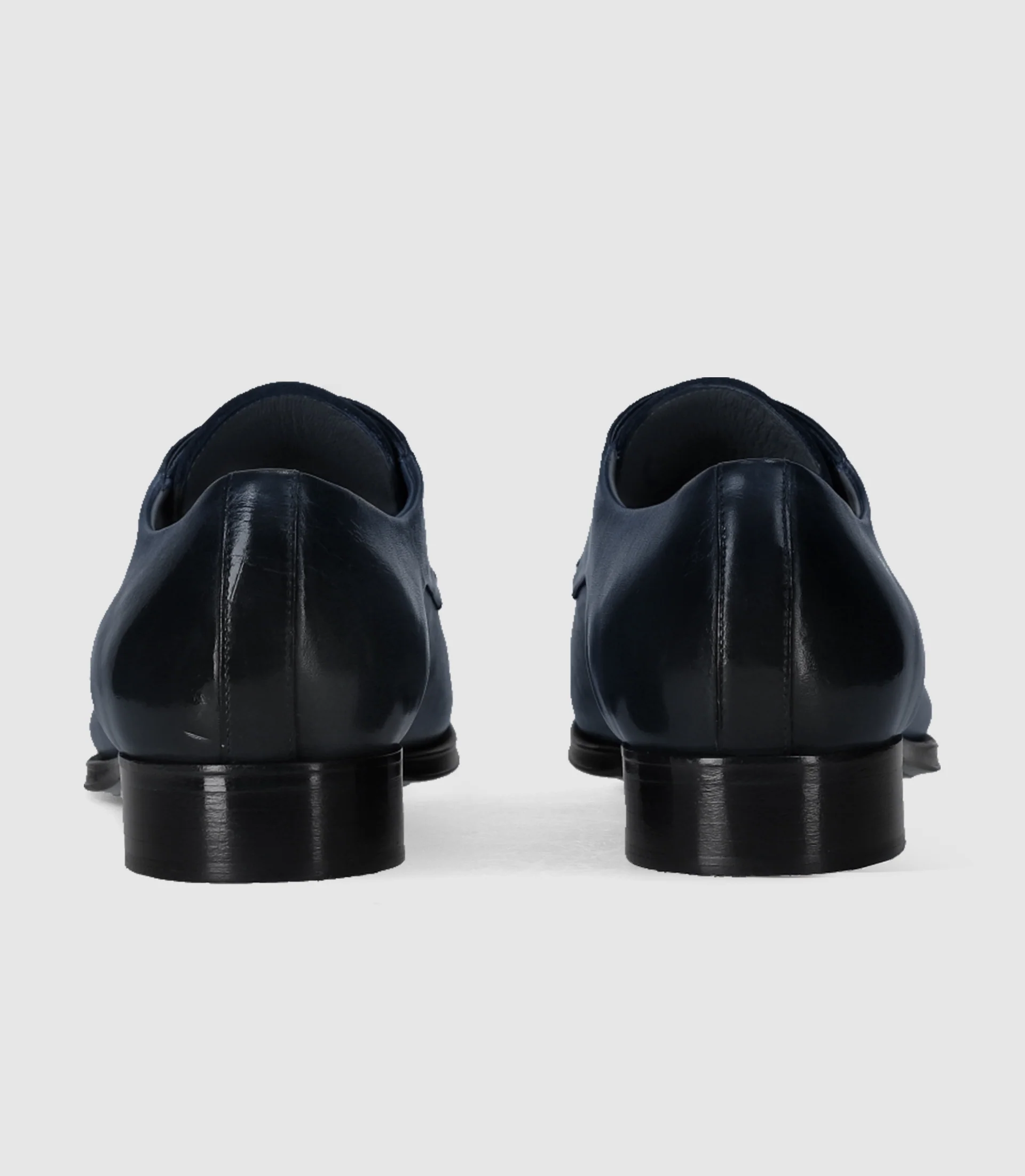 Derby couture en cuir marine ELVIS - Image 6