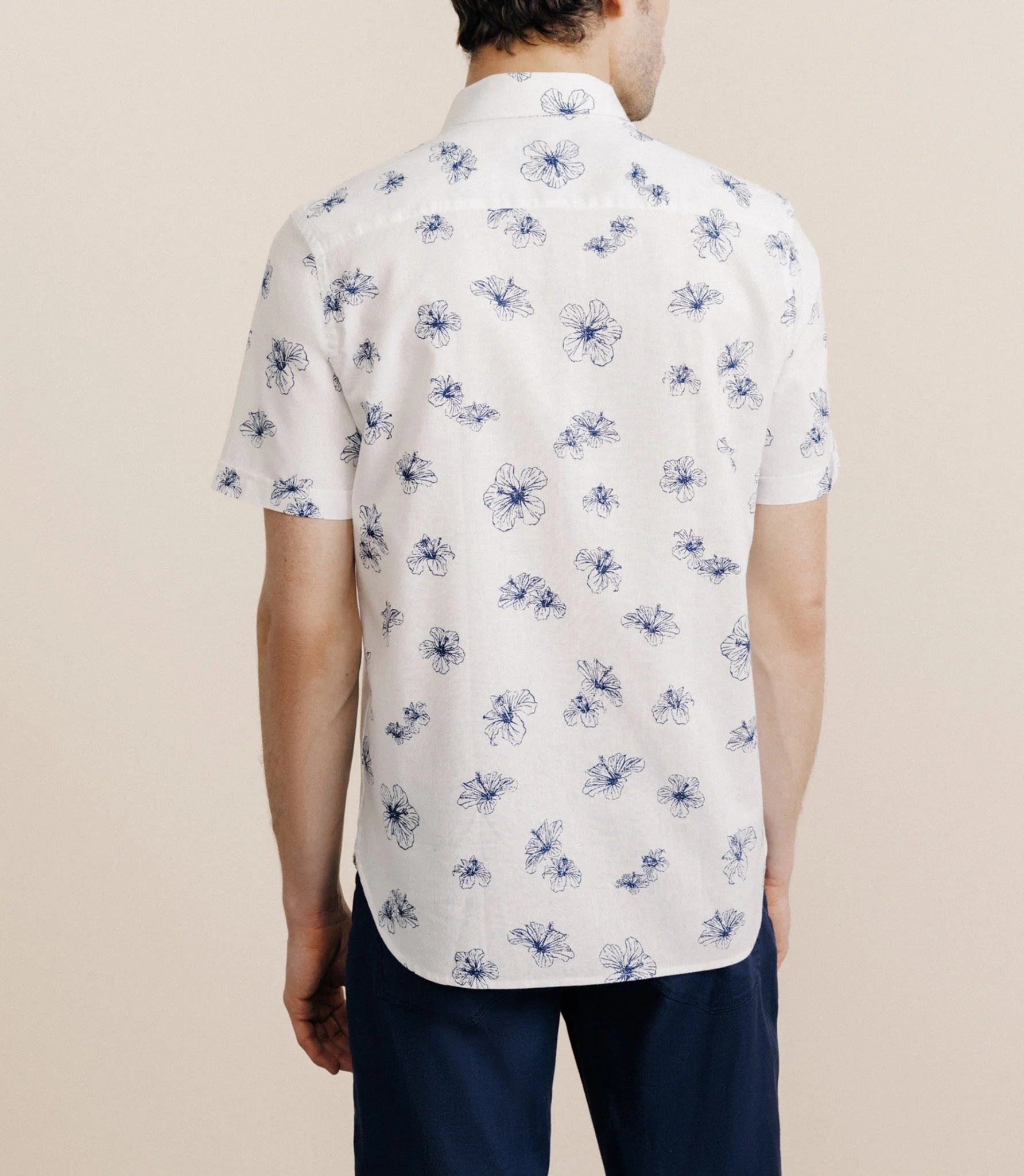 Chemise imprimée blanche - Image 4