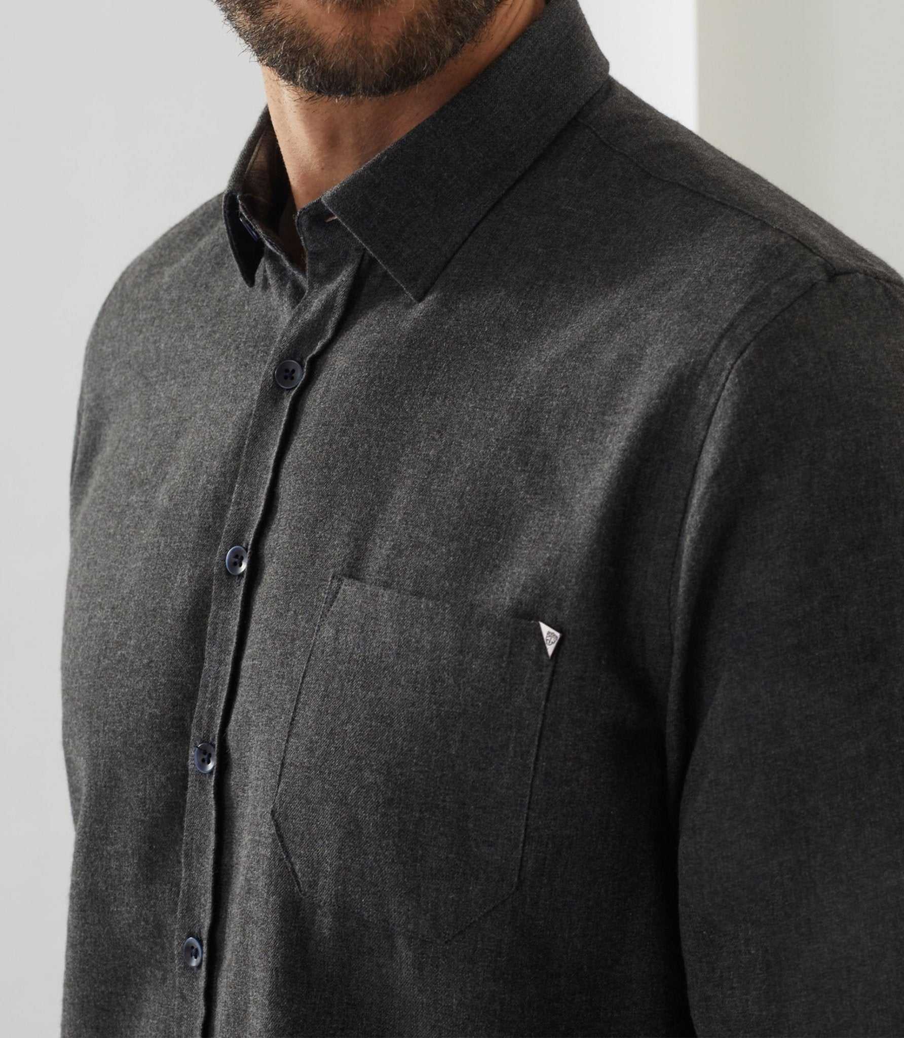 Chemise casual anthracite "Arthur" - Image 3