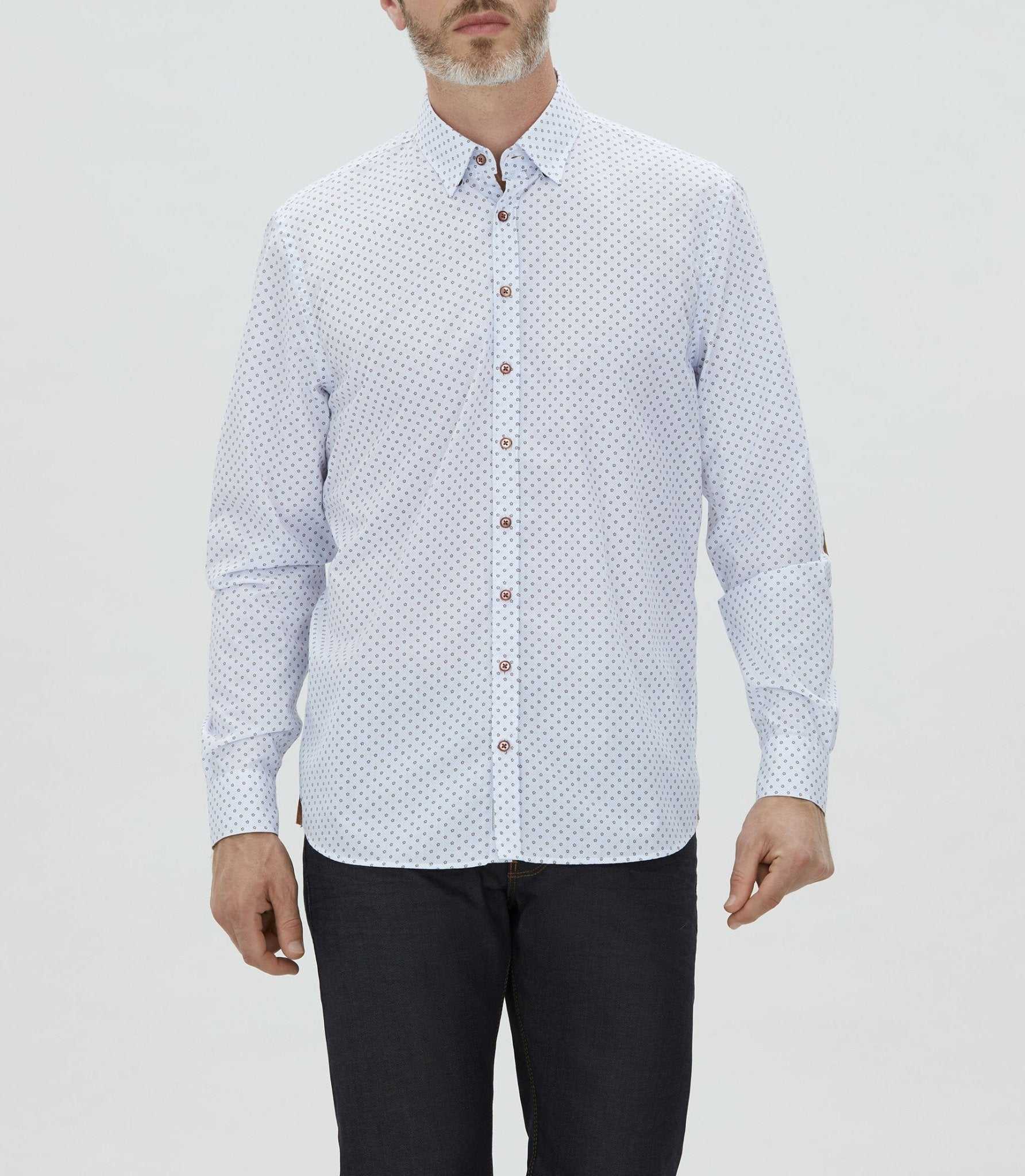 Chemise casual en coton camel "Madi" - Image 4