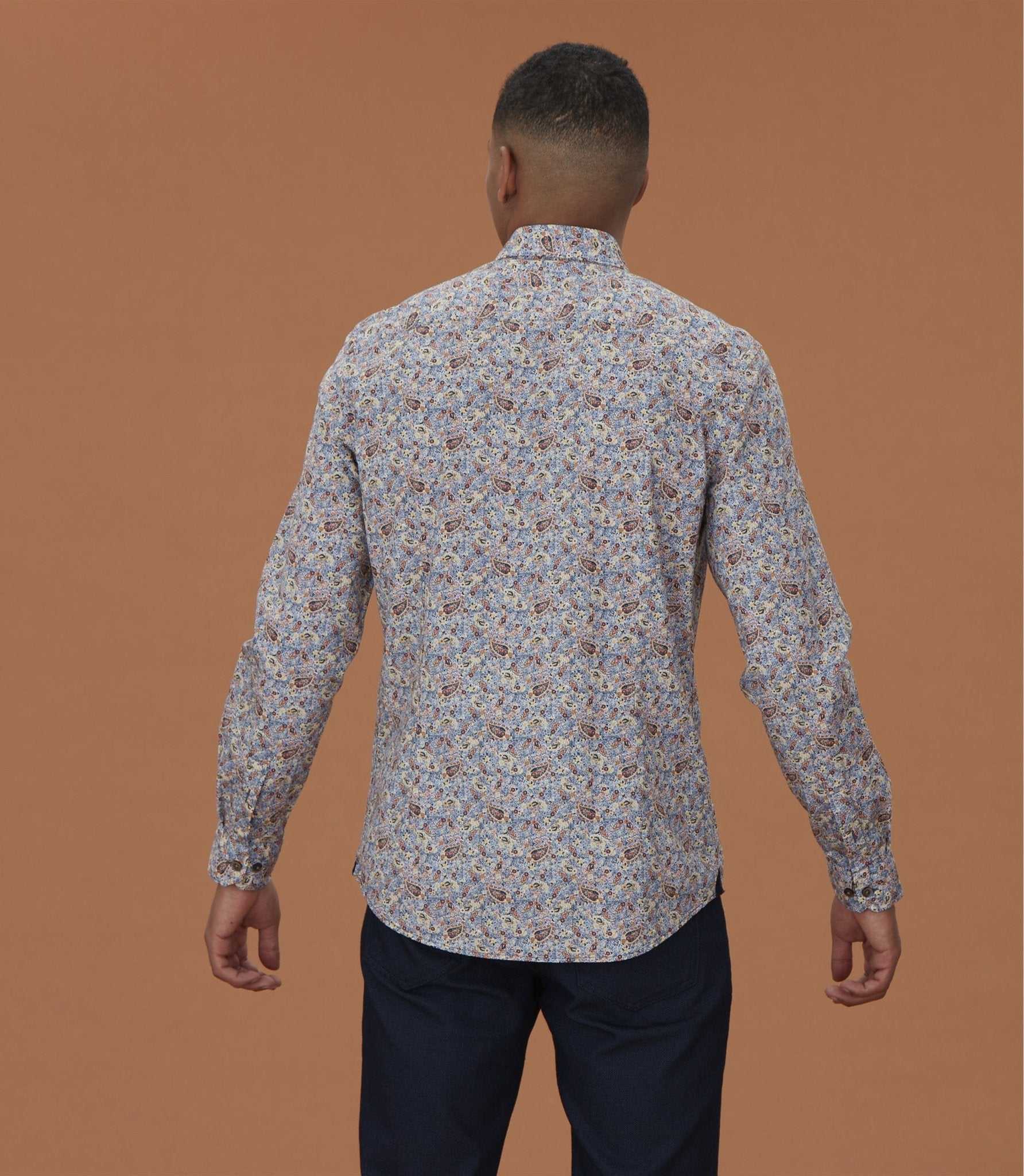 Chemise casual à imprimé marine "Malo" - Image 3