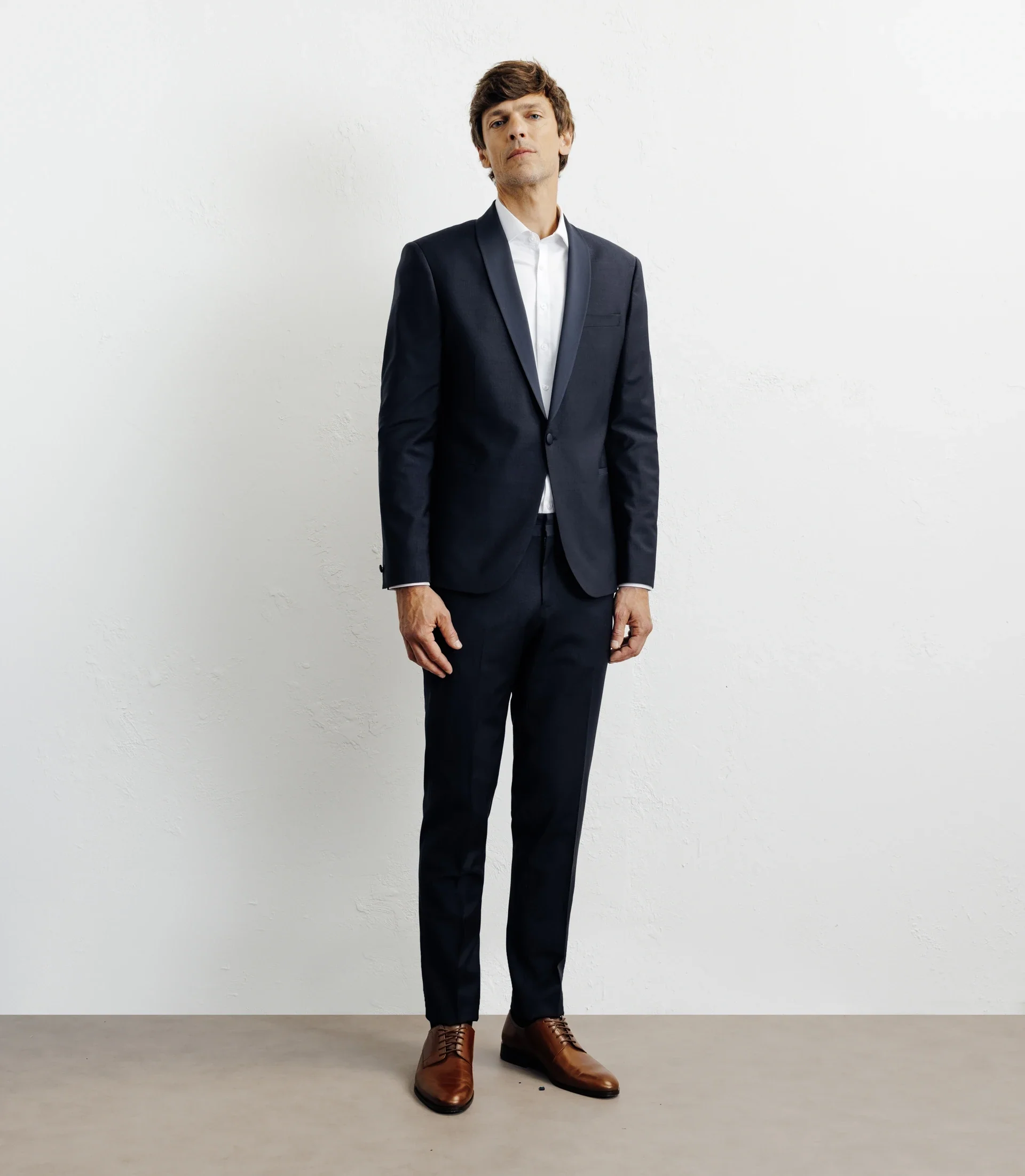 Costume col châle marine - Image 3