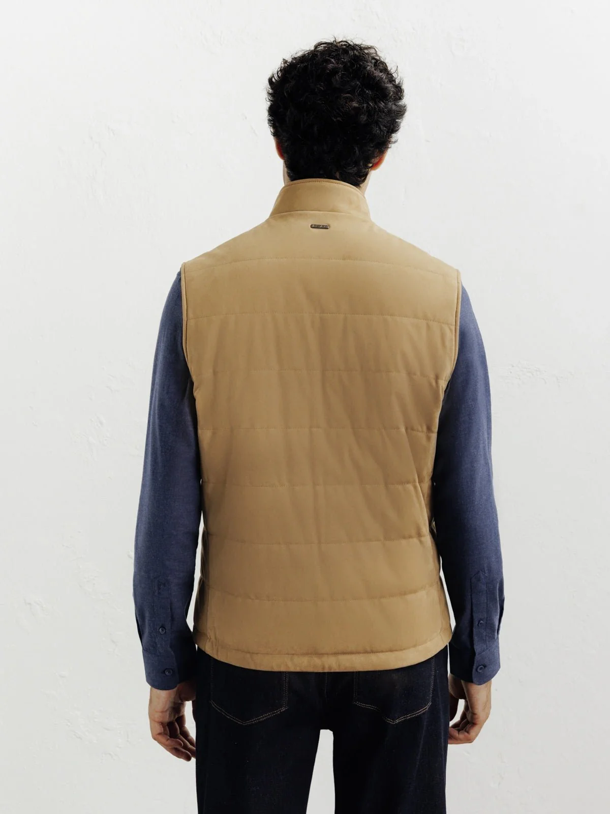 Doudoune sans manche camel - Image 4