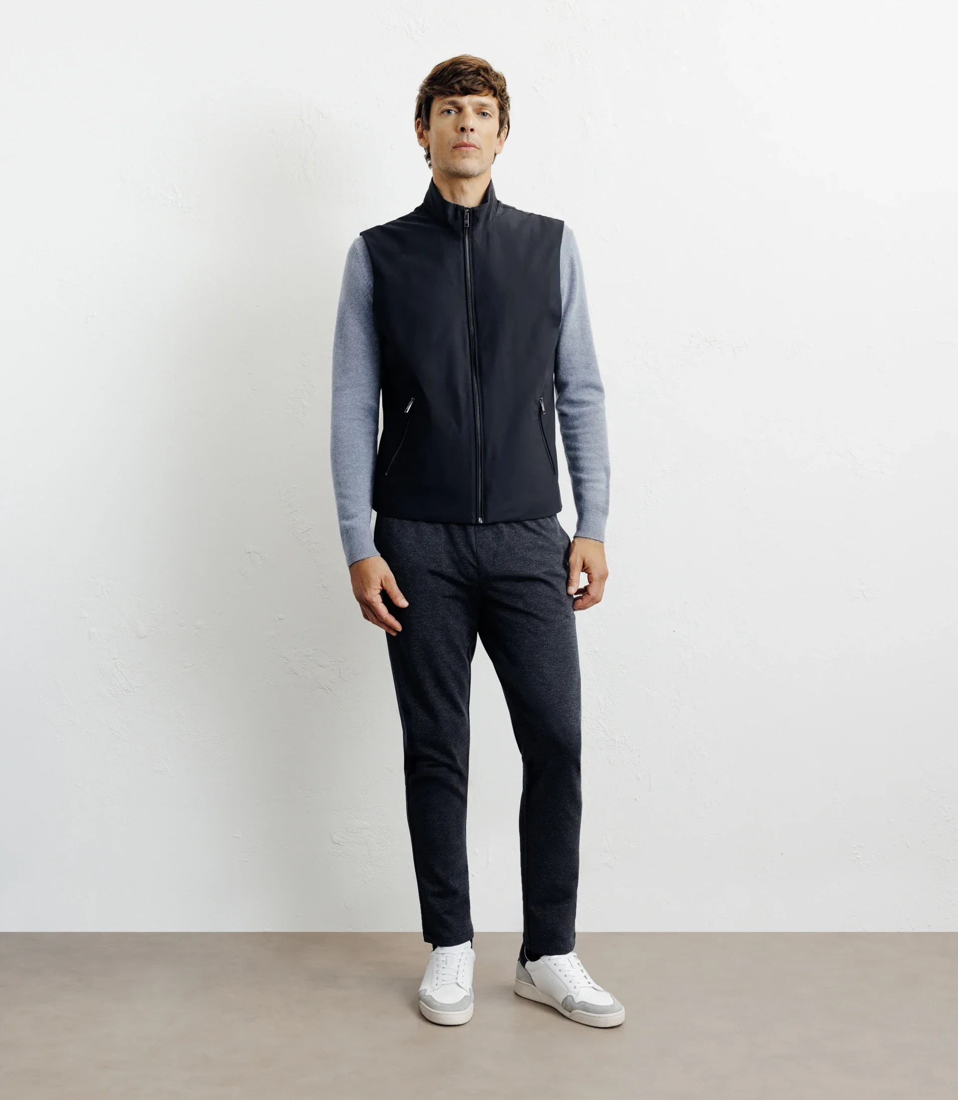 Doudoune sans manches marine - Image 3