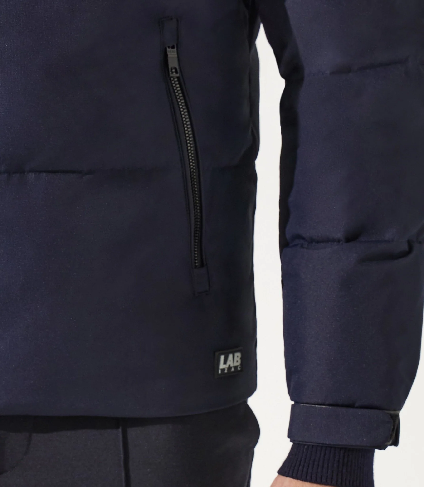 Doudoune matelassée avec capuche marine MEXICO - Image 4