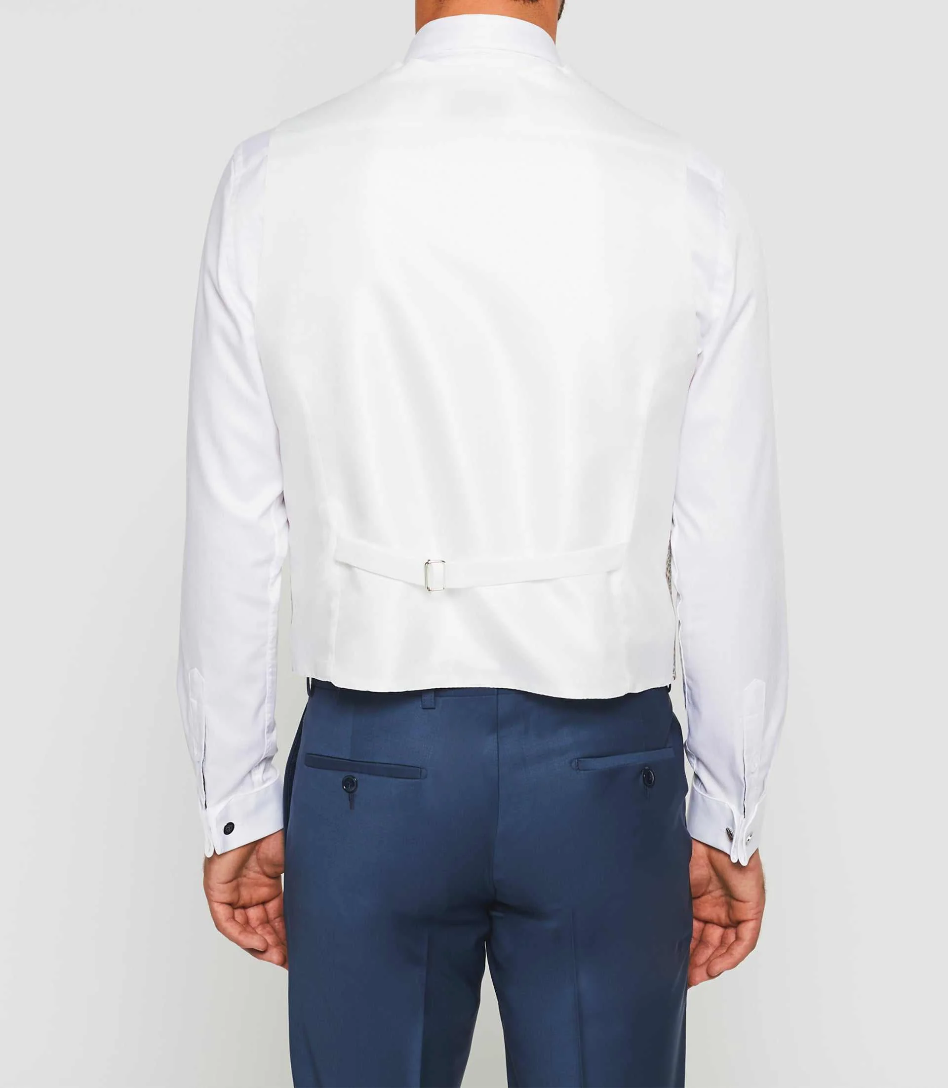 Gilet de costume cérémonie imprimé rouge "Julien" - Image 5