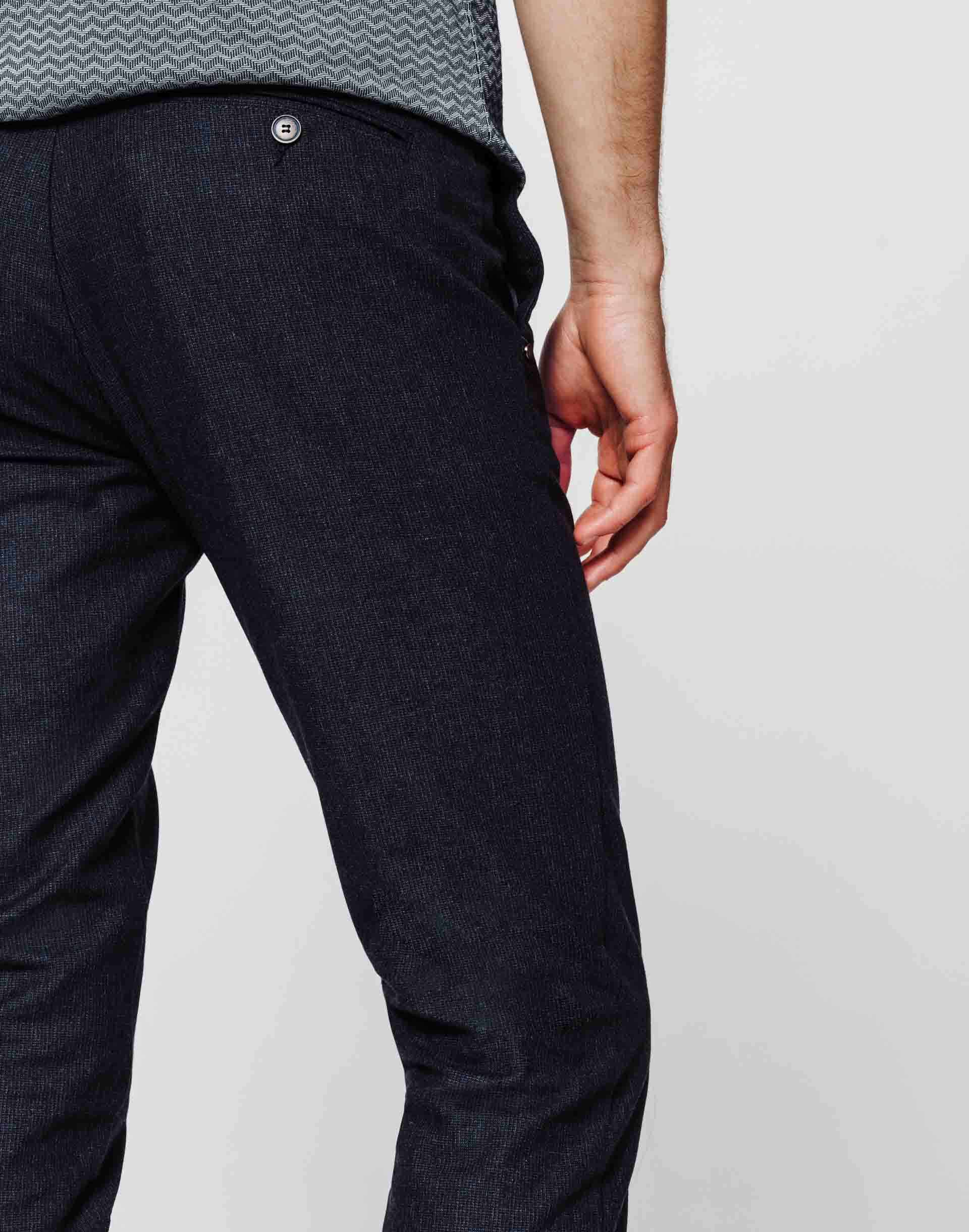 Pantalon casual marine - Image 3