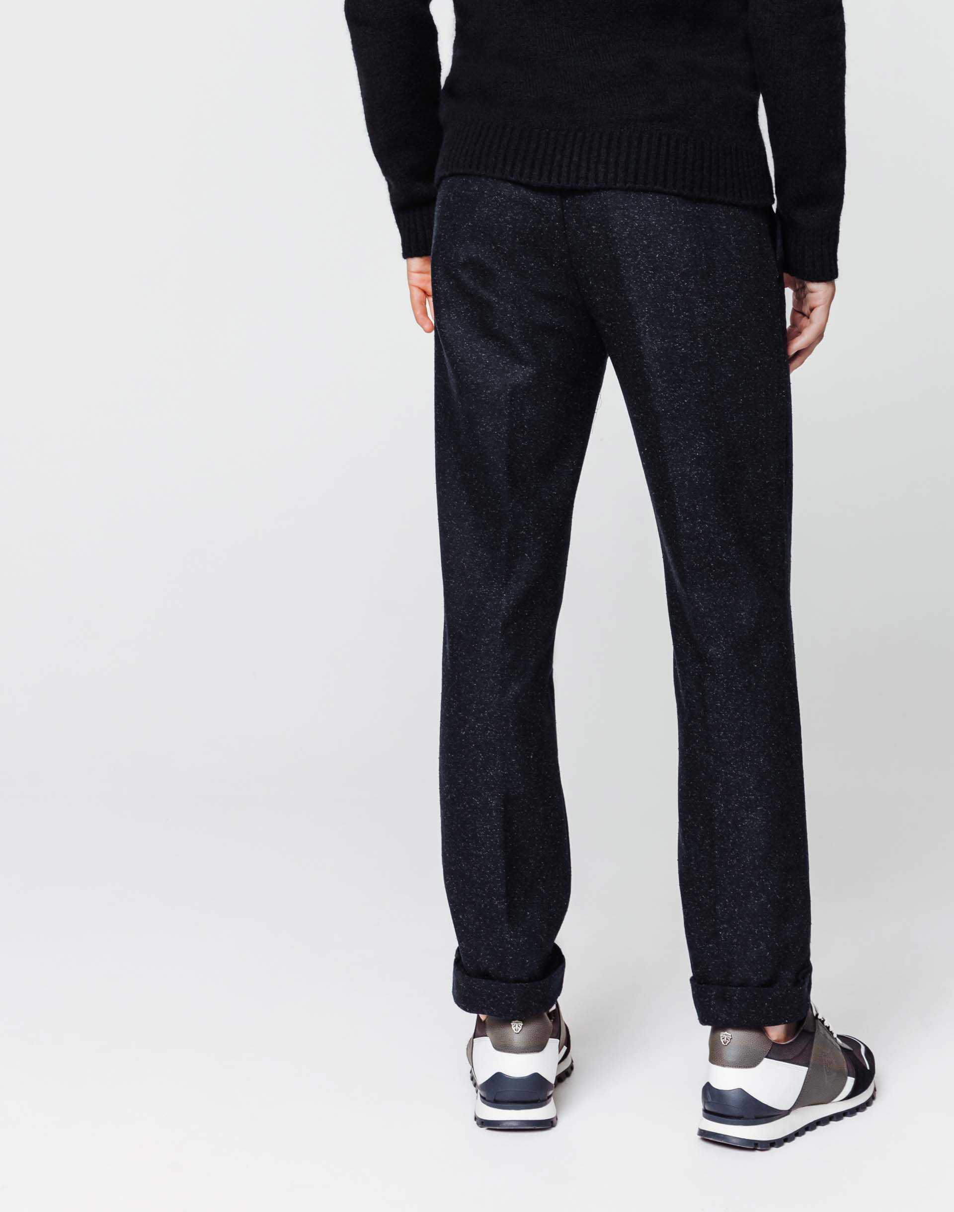 Pantalon laine marine - Image 3