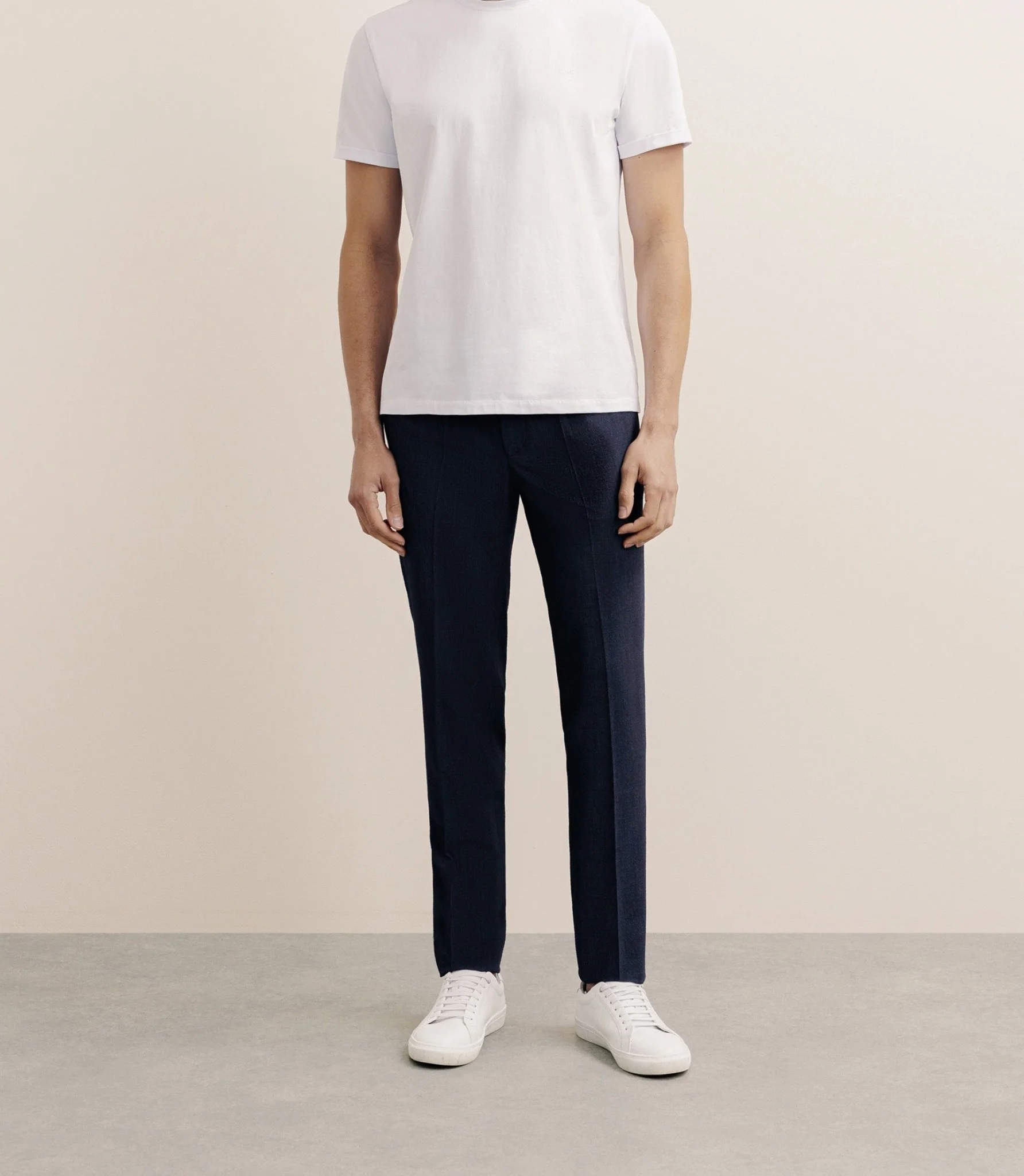 T-shirt col rond blanc - Image 3