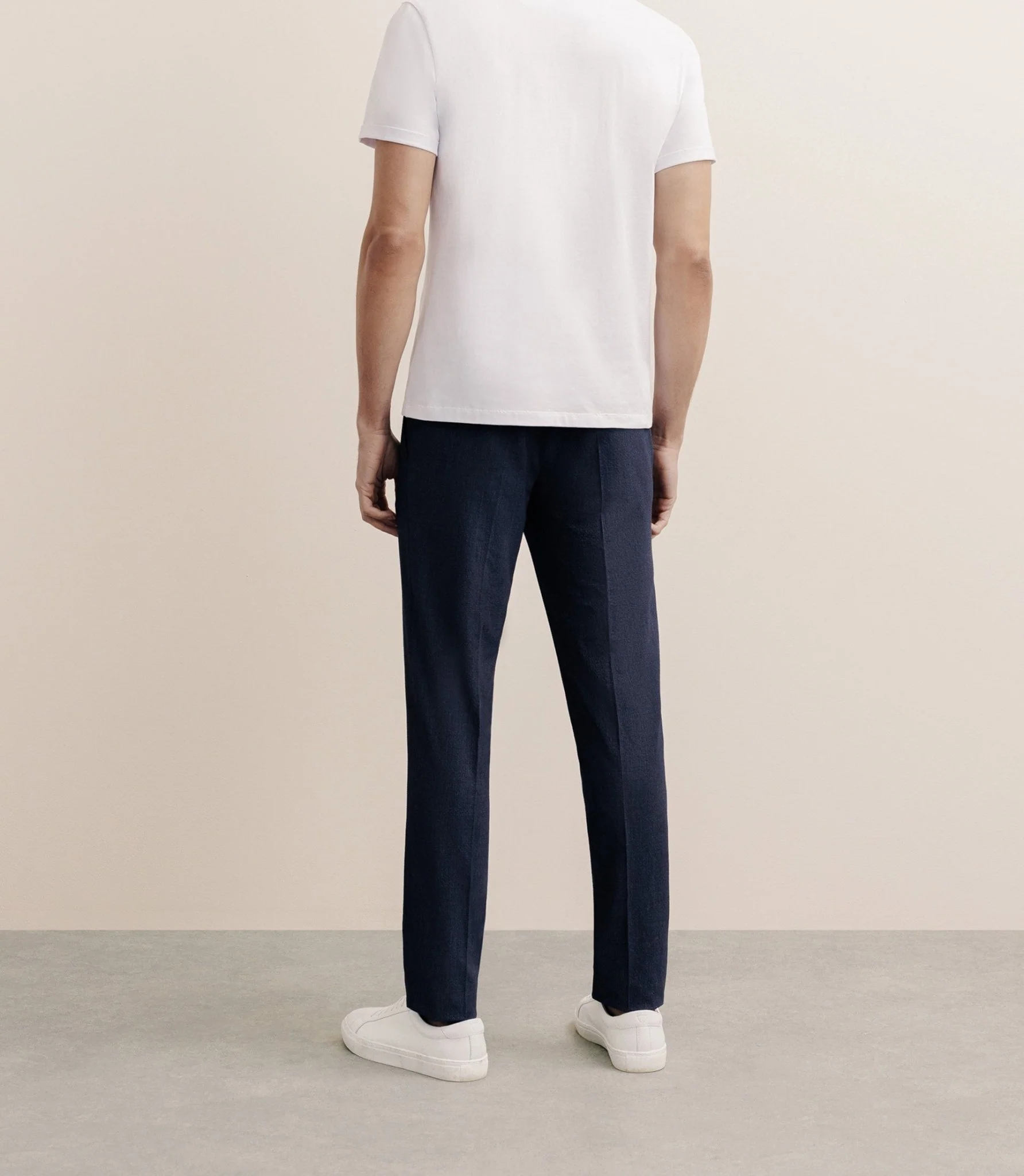 T-shirt col rond blanc - Image 4