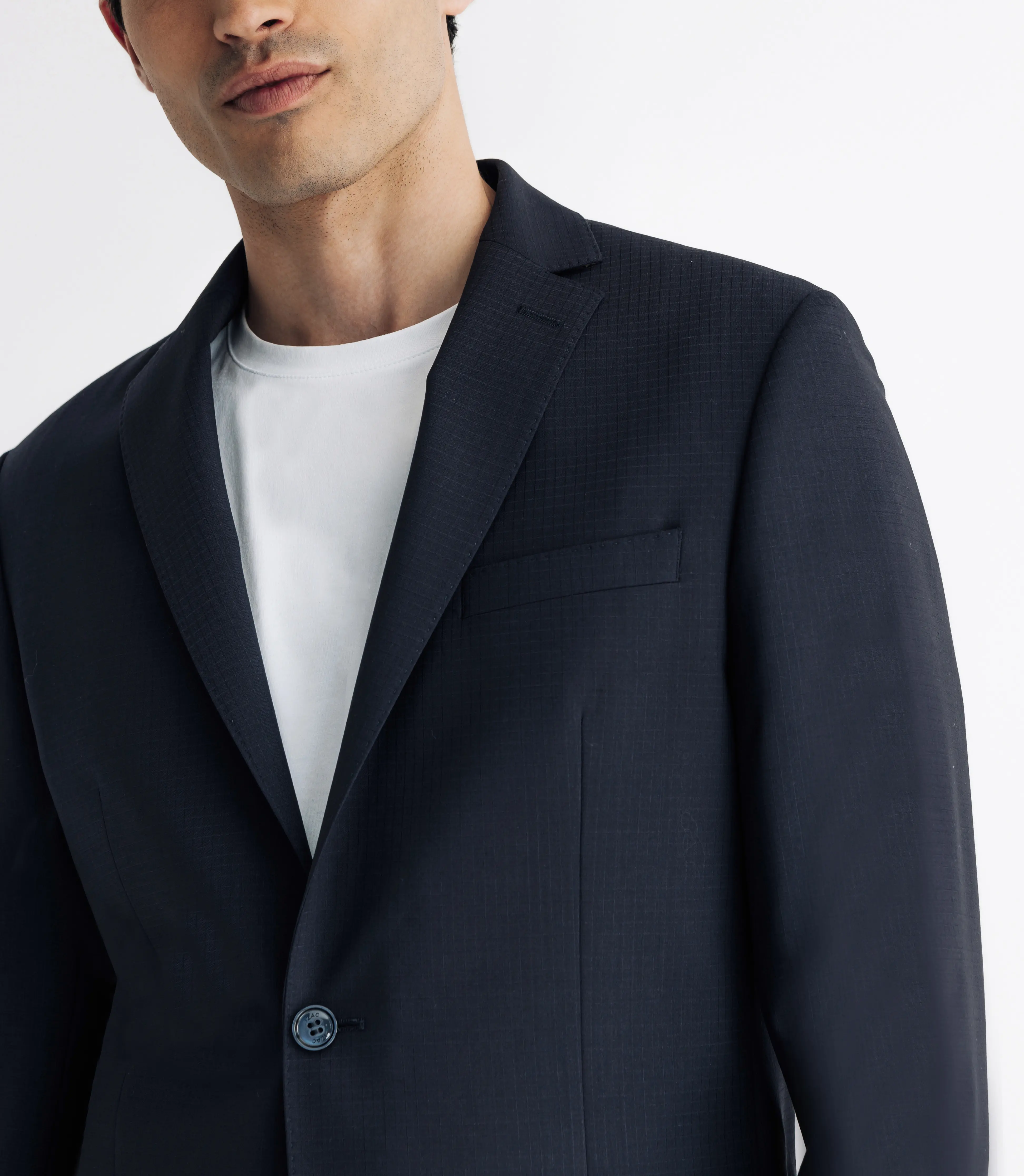 Veste séparable 2 boutons marine - Image 3