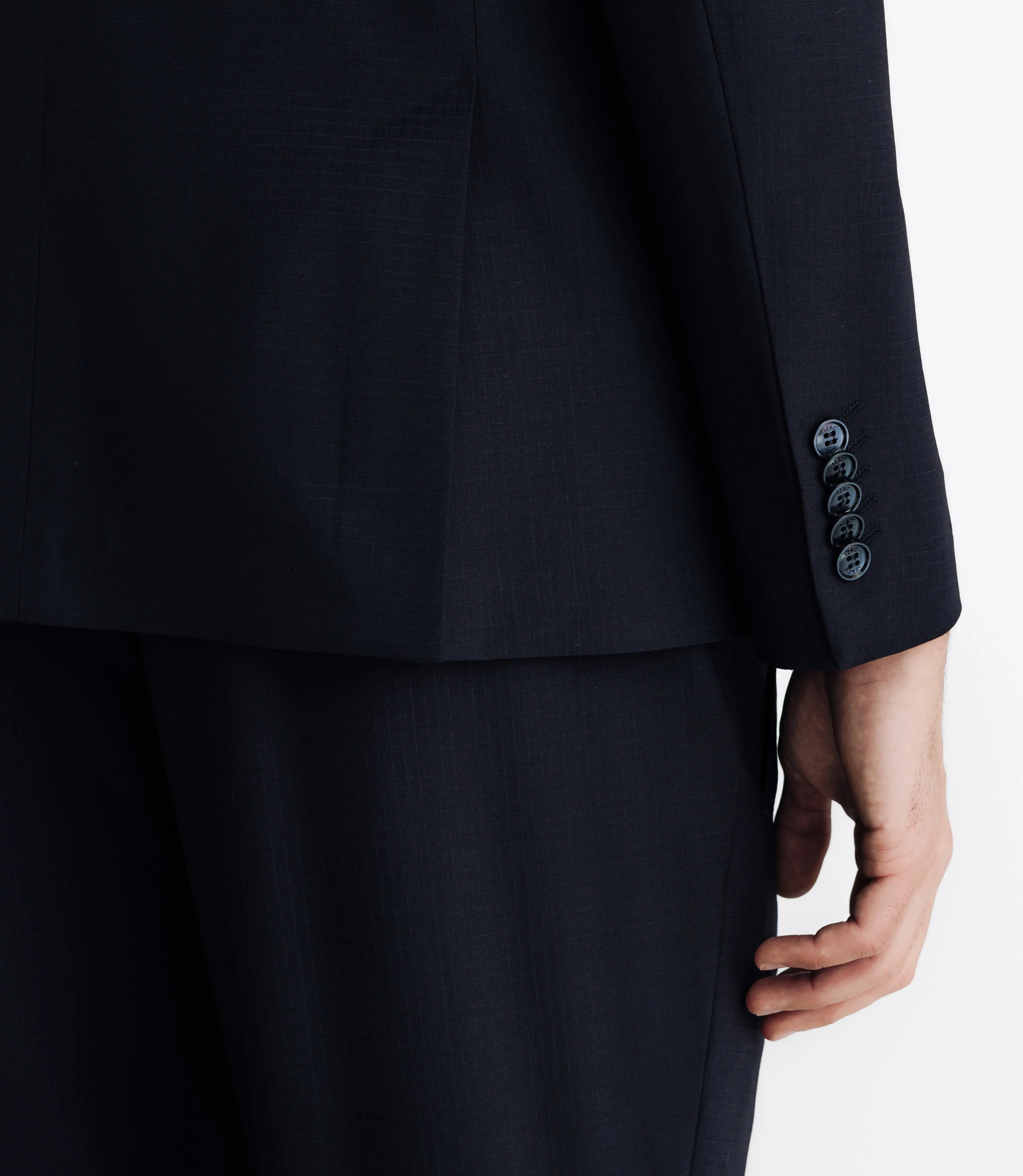 Veste séparable 2 boutons marine - Image 4